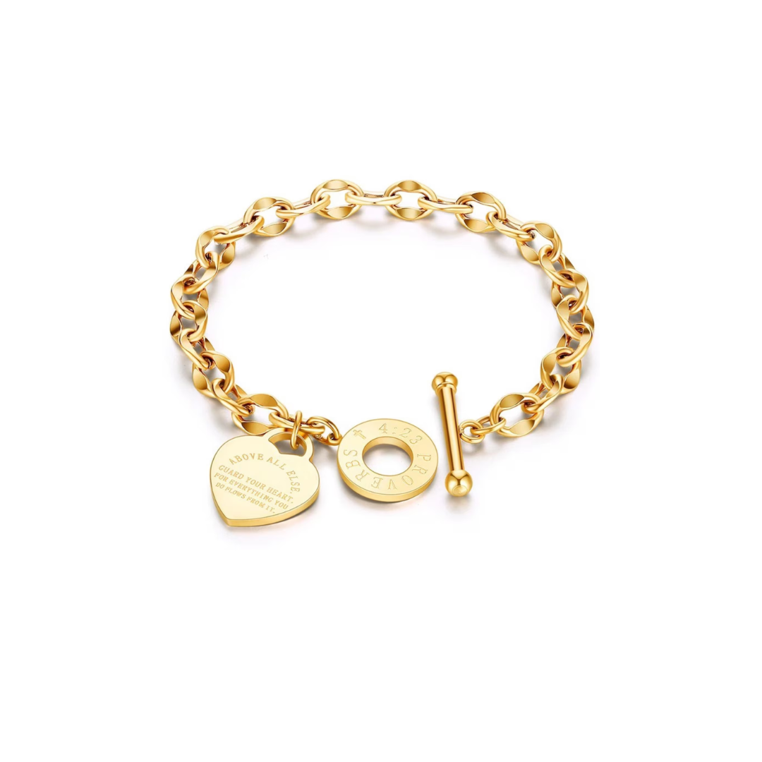 Guard Your Heart Proverbs Bracelet