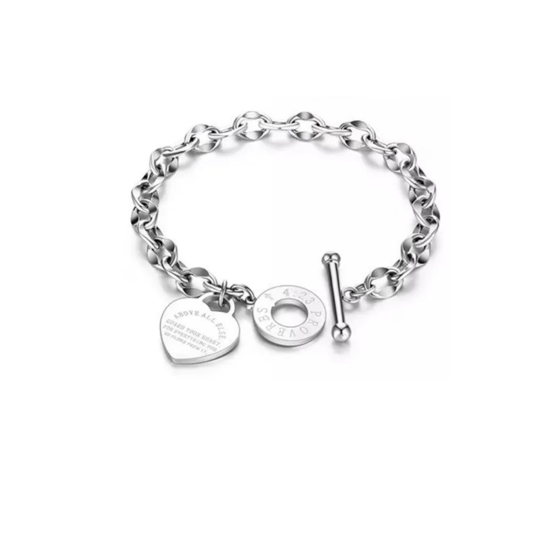 Guard Your Heart Proverbs Bracelet